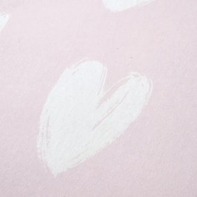 Egyszemélyes flanel gyerek lepedő 90x190 cm Hearts – Catherine Lansfield