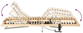 Elektromos Rácsos Ágykeret 26 rúd, 7 zóna, 70x190 cm