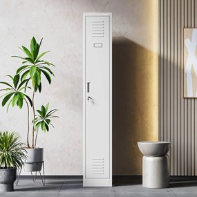 Fém BHP munkaszekrény szürke: KACPER II 1 Plus