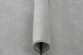 Ezüstszürke Sima Puha Filc Szőnyeg Galaxy Szobába 150x250 cm