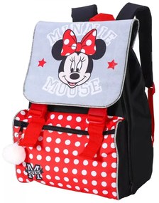 Disney Minnie iskolatáska, táska Pomponnal, 42 cm