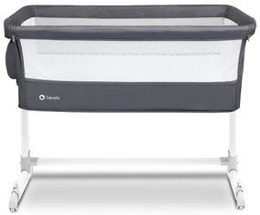 Lionelo - Utazóágy THEO sötétszürke