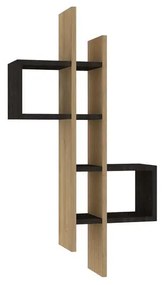 Fali polc Emse - Sapphire Oak, Anthracite