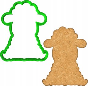 Húsvéti Forma Mézeskalács lyukasztó Húsvéti Bárány 9cm