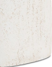 Modern dohányzóasztal REES 49 cm, krémbézs