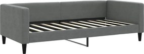 vidaXL sötétszürke szövet kanapéágy 90 x 190 cm