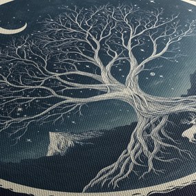 Kép – Mágikus fa szarvassal II. (90x60 cm)