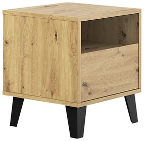 Éjjeliszekrény BOGAN 1S, tölgyfa artisan