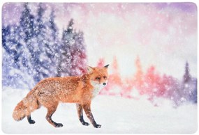 Karácsonyi lábtörlő WILD IN WHITE 38x58 cm - több változatban Változat: Medve