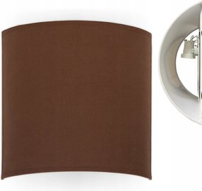 Beltéri fali lámpa Led fali lámpa lámpabúra Barna Felső Alsó anyag