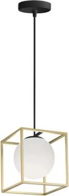 MORETTI MO8647 CUBE ARANY Színű Függeszték 1xE27 60W IP20
