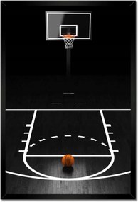 Poszterek keretben 40x60 BasketBall Tábla Labda