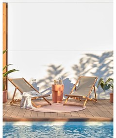 Rózsaszín kerek kültéri-beltéri szőnyeg újrahasznosított szálakból ø 150 cm Rodhe – Kave Home