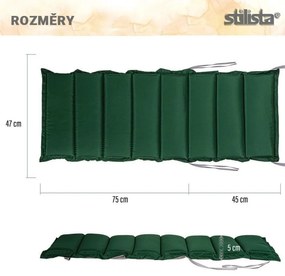 STILISTA Ülőpárna készlet székre 2 db antracit/krém