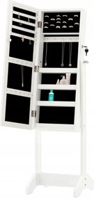 Ékszertartó szekrény tükörrel 34 x 35,5 x 120 cm