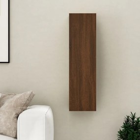 barna tölgy falra szerelhető TV-szekrény 30,5x30x110 cm