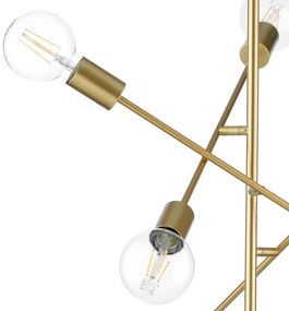 ONLI - Csillár zsinóron CROSS 6xE27/22W/230V