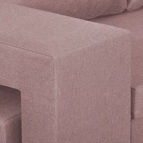 DOLAR2 Kétszemélyes kinyitható kanapé Rózsaszín