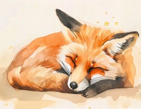 Poszter 65x50cm Akvarell idill