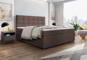 PALMA kárpitozott boxspring ágy + topper, 160x200, inari 24