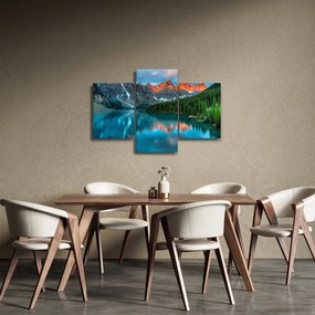 Egy türkizkék tó képe (90x60 cm)