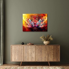 Kép - Merkaba szárnyakkal, absztrakció (70x50 cm)