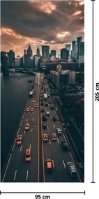 Fotótapéta ajtóra - Manhattan (95x205cm)