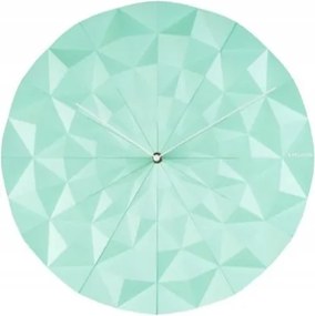 Menta színű falióra nappaliba, konyhába nagy modern dekoratív Face XX