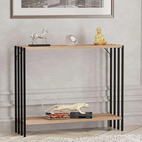 Konzolasztal, atlanti fenyő, 90x26x74 cm