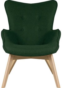 Sötétzöld fotel Niko – Ropez