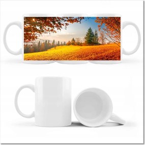 Bögre fényképpel Őszi táj