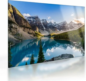 Kép - Kanada, Banff Nemzeti Park, Moraine Lake (üvegen) (70x50 cm)
