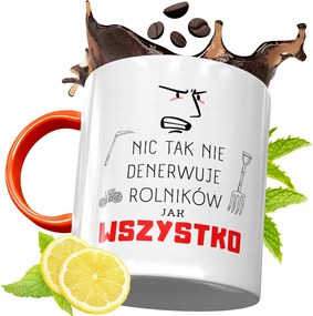 Narancssárga Bögre Gazdáknak Ajándék fényképes nyomtatással