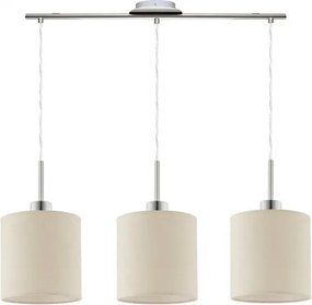 Eglo - LED csillár kábelen TUNJA 3xE27/60W/230V krémszínű