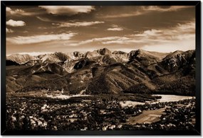 Poszterek keretben 60x40 Tátra Lengyel hegyek Kilátás