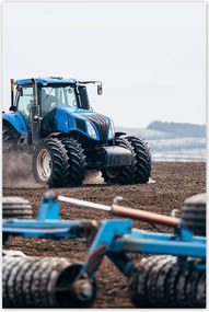 Poszterek 80x120 Traktorok mező mezőgazdaság