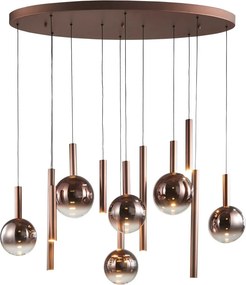Italux modern függeszték camino réz itxpnd-24038-12bcopp