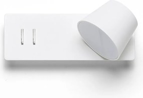RENDL AMADEUS nástěnná s podsvícením bílá 230V LED 4+6W 3000K