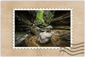 Poszterek 60x40 Sziklák Folyó Hegyek