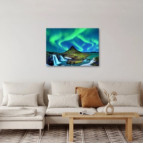 Kép - Kirkjufell, Izland (70x50 cm)