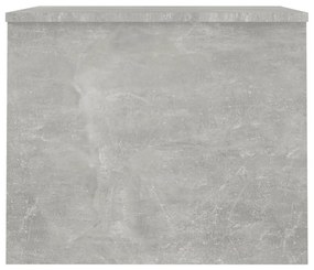 Betonszürke szerelt fa dohányzóasztal 80 x 50,5 x 41,5 cm