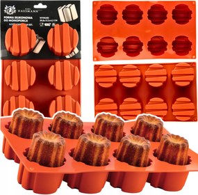 Szilikon Forma Csokoládéhoz, Pralinéhoz, Muffinhez, Szappanhoz, Gyertyához, Monoporciókhoz