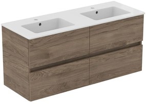 Natúr színű fali mosdó alatti szekrény diófa dekorral 120x55 cm Eurovit+ – Ideal Standard