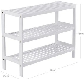 MATE cipőtároló, fehér