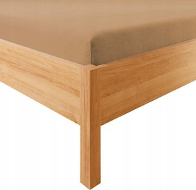 Gumis jersey lepedő 220x200 Dreamy Premium világosbarna