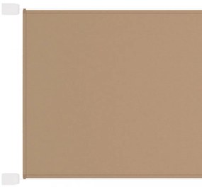 tópszínű oxford-szövet függőleges napellenző 60 x 1000 cm