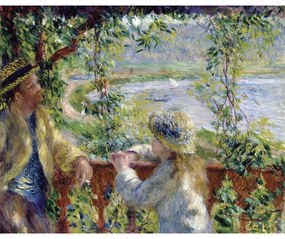 Auguste Renoir - By the Water másolat, 50 x 45 cm