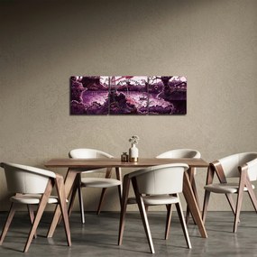 Kép - Elvarázsolt falu (órával) (90x30 cm)