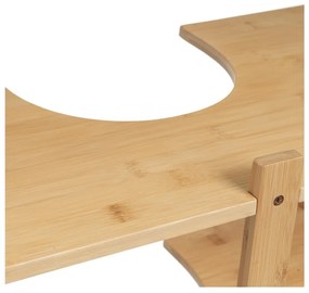 Natúr színű bambusz mosdó alatti szekrény 60x60 cm – Casa Selección