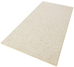 Krémszínű futószőnyeg 80x200 cm Wolly – BT Carpet